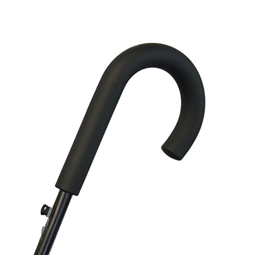 iX-brella - Paraguas largo de calidad 16 herramientas con automático, seguro para tormentas, Rojo (Rojo) - .