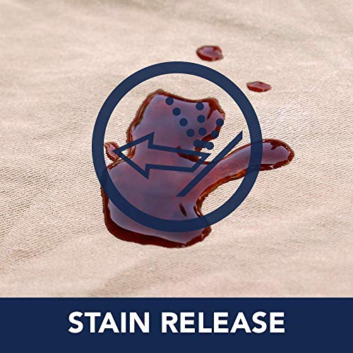 Izod Performance Natural Stretch Solid Long Sleeve Shirt (Big & Tall and Tall Slim) Camisa con Cuello Abotonado, Higo, XL Larga para Hombre