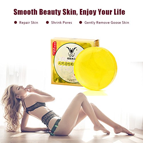 Jabón blanqueador, cuidado de todo el cuerpo Belleza del jabón Brillo natural de la piel para un cutis humectante íntimo Jabones para el cuidado de los rayos