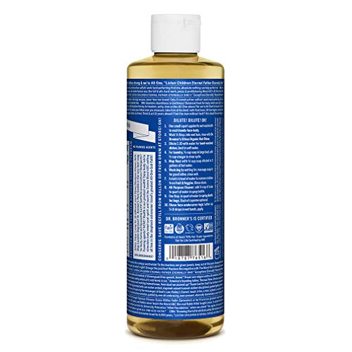 Jabón de Castilla puro Dr. Bronner - menta (16 onzas) por Dr. Bronner's