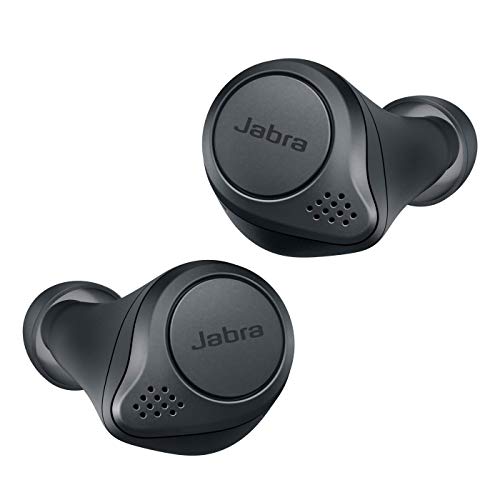 Jabra Elite Active 75t - Auriculares Deportivos Bluetooth Verdaderamente Inalámbricos, Cancelación Pasiva de Ruido, Batería de Larga Duración, Gris