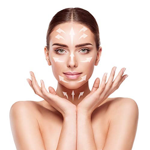 Jade Roller, Facial Massager Jade Roller, 100% Natural Jade Stone Roller Massage con Doble Bola, Anti Envejecimiento, Terapia, Cuello Cicatriz, Face Slimming Massager Tool