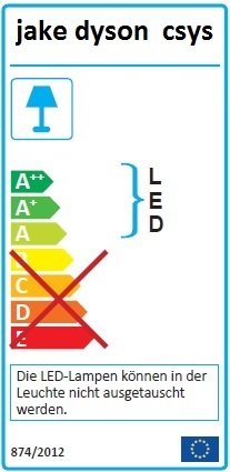 Jake Dyson Csys Task EU 6 - Lámpara de mesa (LED, con sensor de intensidad, casquillo giratorio, altura regulable), color negro