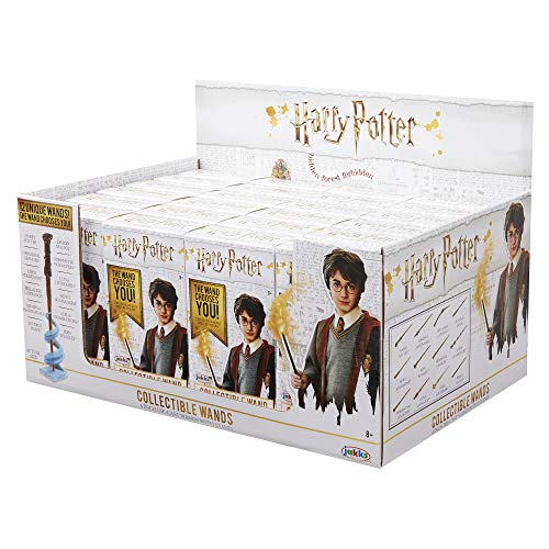 Jakks Pacific Surtido Coleccionable Sorpresa Varitas Collectable Harry Potter Magic Wands, Modelos aleatorios, 1 unidad, multicolor, Talla Única (81931-11L-PDQ-12)