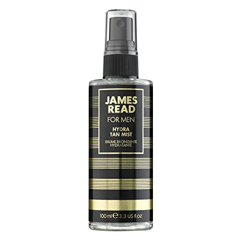 JAMES READ Hydra Tan Mist Face for Men 100ml LIGHT/MEDIUM Post-Shave Hydrating & Cooling Mist Fast Dry Gradual Self Tan Adecuado para todos los tonos de piel; Color dura hasta 5 días