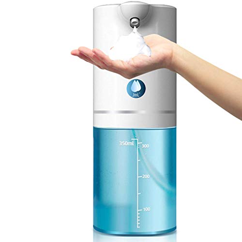 JaMoonLBV JmL® Marca Francesa - Dispensador de Jabón Automático - Detector de Movimiento de Manos Infrarrojo - Desinfectante de Cocina y Baño sin Contacto y Recargable por USB