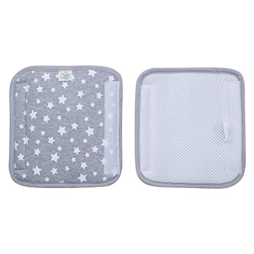 JANABEBE Protector Arnes para Silla de Paseo (White Star, 17 x 18)