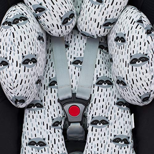 JANABEBE Reductor Universal Bebe Silla de Coche y Paseo 3 Piezas (Raccoon)
