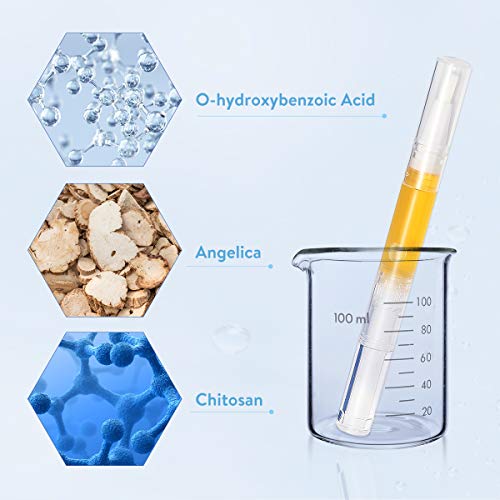 Janolia Tratamiento de Uñas, Pluma de Reparación de Uñas & Lima de Uñas, Solucionar los Onicomicosis, Reparar Las Uñas, Retirar Dedos Infectados Amarillos, Cuidado de Uñas Seguro y Natural