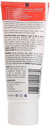 Jason Natural cosméticos Powersmile Pasta de dientes 85 G