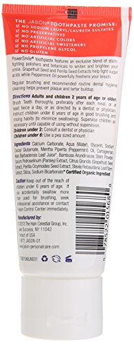 Jason Natural cosméticos Powersmile Pasta de dientes 85 G