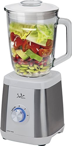 Jata BT797 Batidora de Vaso Capacidad 1,5 l Cuerpo de Acero Inoxidable Cuchilla Dentada de Acero Inox 2 Velocidades y Pulse 1300 W