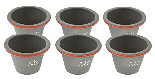Jata Hogar MC Set de Moldes Flaneros, Silicona, modelo MC67, Gris, 32.5x25x10.5 cm, 6 Unidades