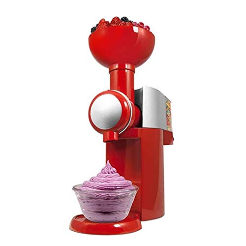 JDH Máquina para Hacer Helados de Frutas, Fabricante de postres congelados saludables pequeños y automáticos para el hogar, Adecuada para Batidos de Sorbete/aguanieve/Productos lácteos congelados