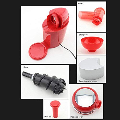 JDH Máquina para Hacer Helados de Frutas, Fabricante de postres congelados saludables pequeños y automáticos para el hogar, Adecuada para Batidos de Sorbete/aguanieve/Productos lácteos congelados