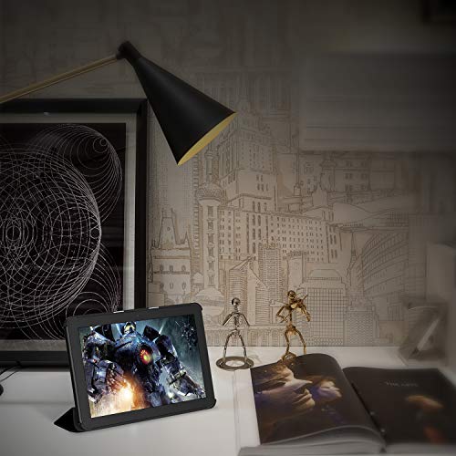 JETech Funda Compatible con Tableta El Todos Nuevo Amazon Fire HD 8 y Fire HD 8 Plus (10a Generación, versión 2020), Cubierta Elegante con Auto-Sueño/Estela, Negro