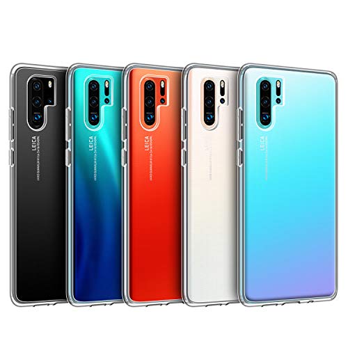 JETech Funda Compatible Huawei P30 Pro, Material de TPU Premium, Prueba de Golpes, Transparente