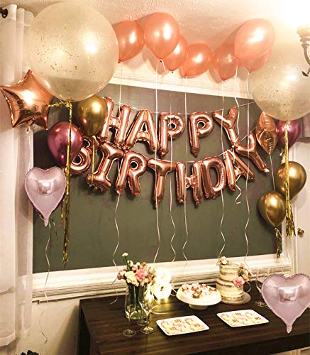 JeVenis 38 Piezas Decoraciones para el 40 cumpleaños Suministros para la Fiesta del 40 cumpleaños Adulto