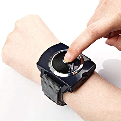 JFJL Dispositivo de Pulsera antirronquidos. Infrarrojo Inteligente. Ayuda para roncar. Solución para Ayudar a los ronquidos. Dispositivo Anti ronquidos, Negro