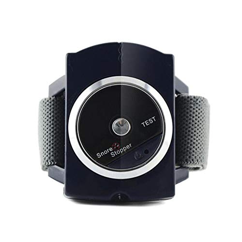 JFJL Dispositivo de Pulsera antirronquidos. Infrarrojo Inteligente. Ayuda para roncar. Solución para Ayudar a los ronquidos. Dispositivo Anti ronquidos, Negro