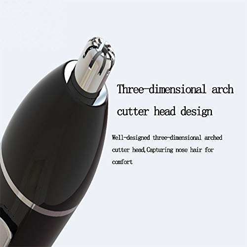 JianJ Recortador De Pelo De Nariz Eléctrico - Máquina Multifuncional Cuerpo Impermeable/Rotativo Navaja De Afeitar Cabello/For Hombres Y Mujeres Conveniente y Simple