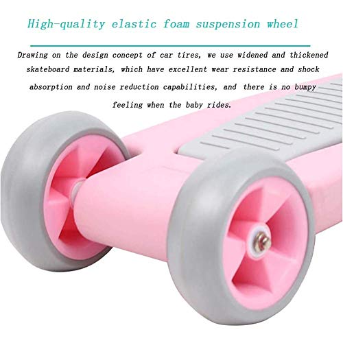 JIEJIE Niños Scooters Pueden Sentarse y tobogán, 1-3 años de Edad de iniciación del Patinador niños y niñas, Vespa de los niños, Pedal 2 Años de Edad Yo Coche Coche de bebé D 61x24x68cm QIANGQIANG