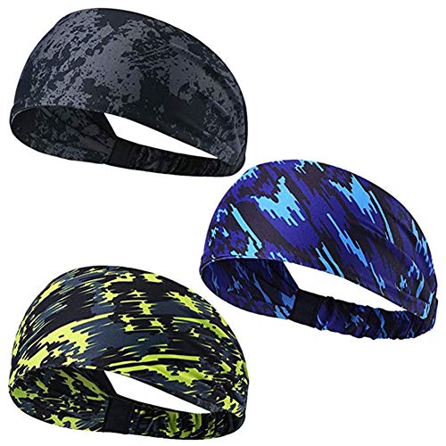 jinanshiCathy Oliver - Cinta para el pelo para hacer yoga (antitranspirante), 0, Blanco