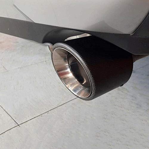 JINGXIANG Silenciadores de Escape del Coche de Fibra de Carbono Cola Consejo de Tubo Posterior del Coche Garganta de línea Recta del Borde Accesorios Fit For los Toyota RAV4 2019 2020