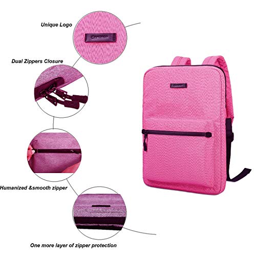 JINXIUCASE Lienzo Ligera Bolsa de Ordenador portátil, Moda Mochilas for portátiles, 13.3 14 15 Pulgadas Chromebook Bolsa de Ordenador portátil for MacBook Pro 15 Barra táctil