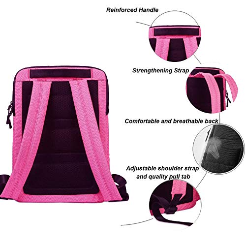 JINXIUCASE Lienzo Ligera Bolsa de Ordenador portátil, Moda Mochilas for portátiles, 13.3 14 15 Pulgadas Chromebook Bolsa de Ordenador portátil for MacBook Pro 15 Barra táctil