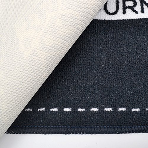 Jiyaru 2pcs Alfombras para Cocina Baño Moderna Absorción de Agua y Aceite Felpudo Lavable a Máquina Armada