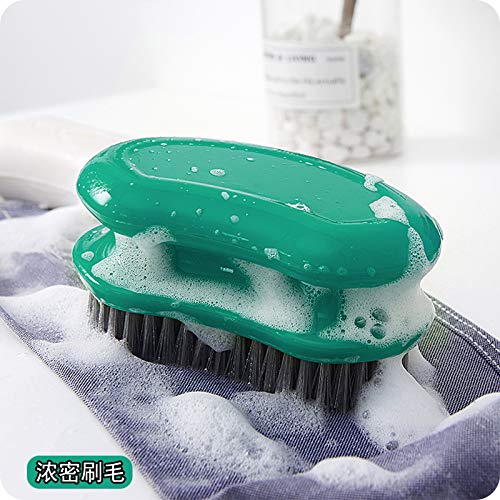 jjyy Cepillo De Zapatos para El Lavado Doméstico Cepillo Especial Cepillo De Pelo Suave El Zapato No Hace Daño A Los Zapatos Limpieza Multifuncional Cepillo De Placa De Mango Largo