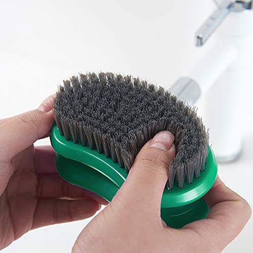 jjyy Cepillo De Zapatos para El Lavado Doméstico Cepillo Especial Cepillo De Pelo Suave El Zapato No Hace Daño A Los Zapatos Limpieza Multifuncional Cepillo De Placa De Mango Largo