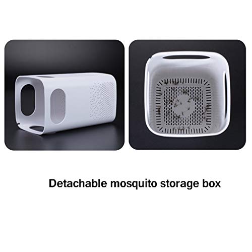 JKL Mosquito Lámpara Hogar Mosquito Asesino Fotocatalizador Bebé Mujer Embarazada Dormitorio Silencioso Enchufe Anti-Mosquito físico, 18x10cm
