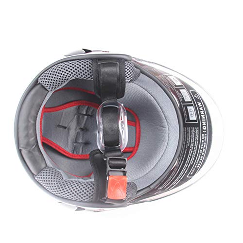 JKSX Casco De Scooter para Niños, Casco De Bicicleta para Niños, Motocicleta, Gorra De Seguridad Ligera De Dibujos Animados para Niños De 3-8 Años, Niños De 46-52 Cm, Rojo