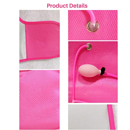 JMung Cinturón de Soporte Sacroiliaco Pélvico Postparto Faja Embarazo Inflable Caderas para Mujeres y Hombres - Estabilizan Las Articulaciones SI,Pink(110 * 27cm)