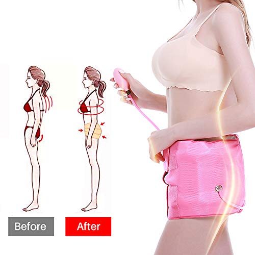 JMung Cinturón de Soporte Sacroiliaco Pélvico Postparto Faja Embarazo Inflable Caderas para Mujeres y Hombres - Estabilizan Las Articulaciones SI,Pink(110 * 27cm)