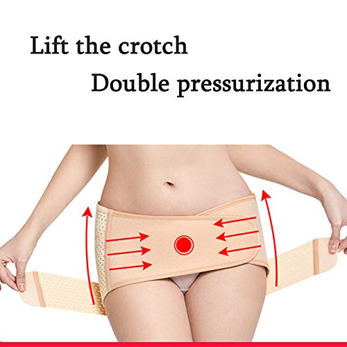JMung Faja Cinturon Postparto Pélvico de Soporte para la Mujer y Maternidad - Transpirable Cinturón Sacro ilíac - Alivia el Dolor de Cadera, la Ciática, Lumbar Malestar,Skin(107cm)