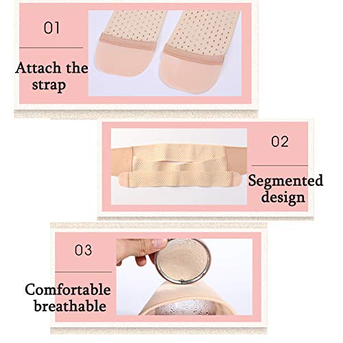 JMung Faja Cinturon Postparto Pélvico de Soporte para la Mujer y Maternidad - Transpirable Cinturón Sacro ilíac - Alivia el Dolor de Cadera, la Ciática, Lumbar Malestar,Skin(107cm)