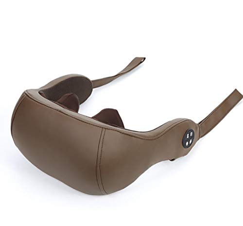 Jmung Masajeador De Espalda Y Cuello Donnerberg Calor Infrarrojo para Combater Y Aliviar Los Dolores Musculares,Brown
