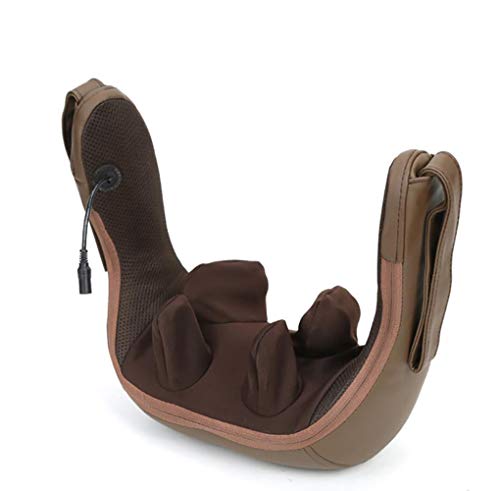 Jmung Masajeador De Espalda Y Cuello Donnerberg Calor Infrarrojo para Combater Y Aliviar Los Dolores Musculares,Brown