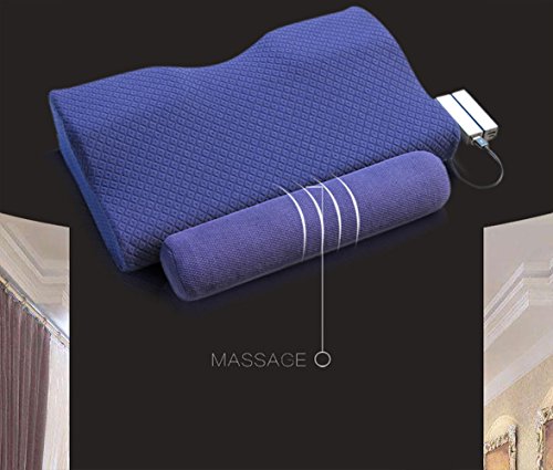 JMung'S Almohada de Masaje Eléctrico Masaje Hombro y Cuello,Material Space Memory Cotton + Cassia,Cintura Calefacción Regalo Multiusos Propósito Doble Uso del Hogar
