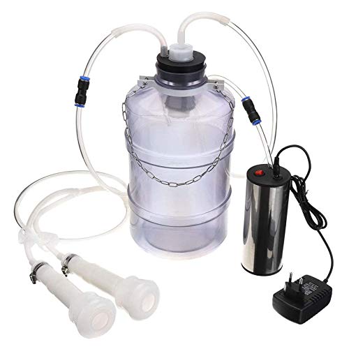 Jnzr De Cabra, Vaca de ordeño automático, 5L eléctricos de Uso doméstico ordeñadora automática Kit portátil para el hogar Pequeña Granja,For Cow