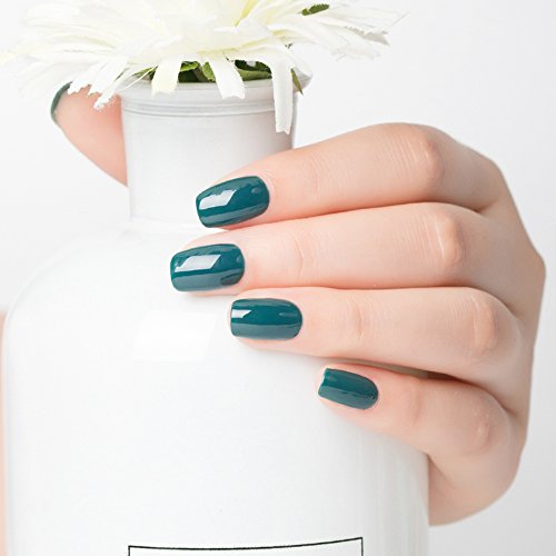 Joligel 10ML Esmalte Permanente Uñas UV LED para Manicura Nail Art, Verde Azulado, Verano Fresco