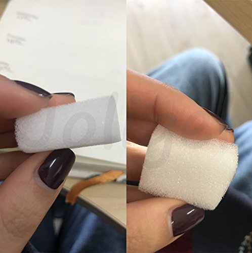 Joligel Estampador Uñas Transparente Silicona con Raspador + 10 Plantillas Estampado + 5 Esponjas de Manicura para Degradado Uñas, Kit Estampación Manicura Pedicura Nail Art Decoración Uñas