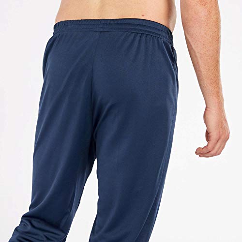 Joma Gladiator - Pantalón largo brillante para hombre, color Azul Marino, XXL
