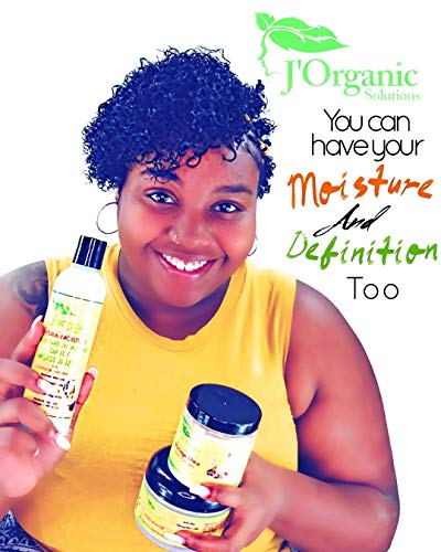J'Organic Solutions (hecho a mano) Hidra-Moisture Day Moringa-Shea yogur para el cabello para niños y adultos con cabello extremadamente seco