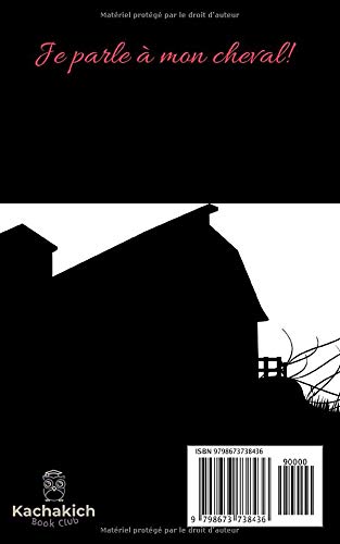 Journal intime: Je parle à mon cheval!: Carnet de notes pour filles - Papier ligné pour écrire ses secrets - 120 pages - Cadeau idéal pour les fans d'équitation / notebook