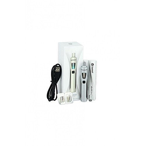 Joyetech EGO AIO Cigarrillos electrónicos EGO AIO Kit de inicio 1500 mAh (Plata) Sin Tabaco y Sin Nicotina