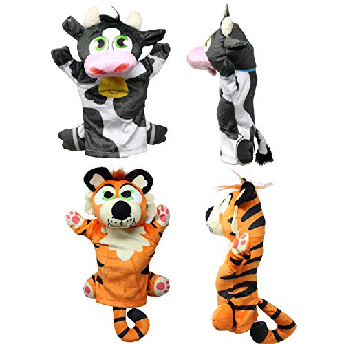 JOYIN 6PCS Títeres de Mano Marionetas de Mano Animal Juguete para Niños Juguetes de Fiesta Cumpleanos